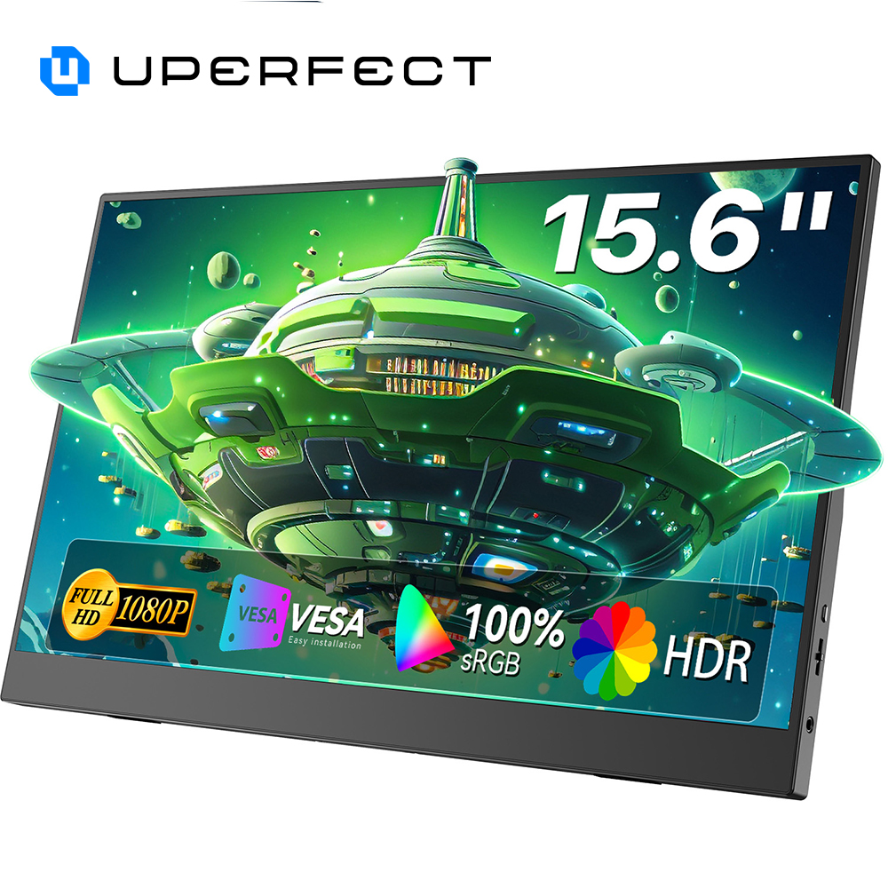 Pc Gaming Y Monitor - UPERFECT 15.6“ LCD Monitor Portable Ultrathin