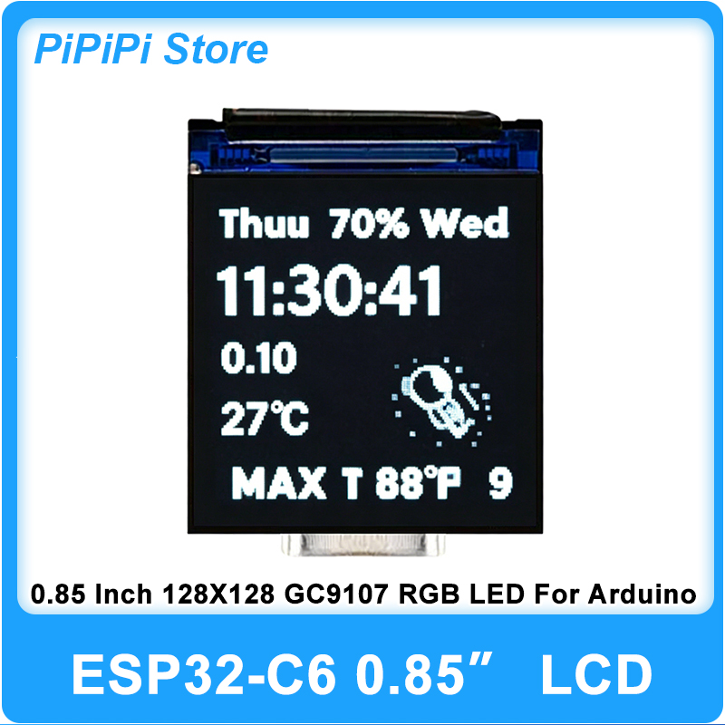 Rgb Light Strip - ESP32 C6 0.85 Inch 128X128 IPS