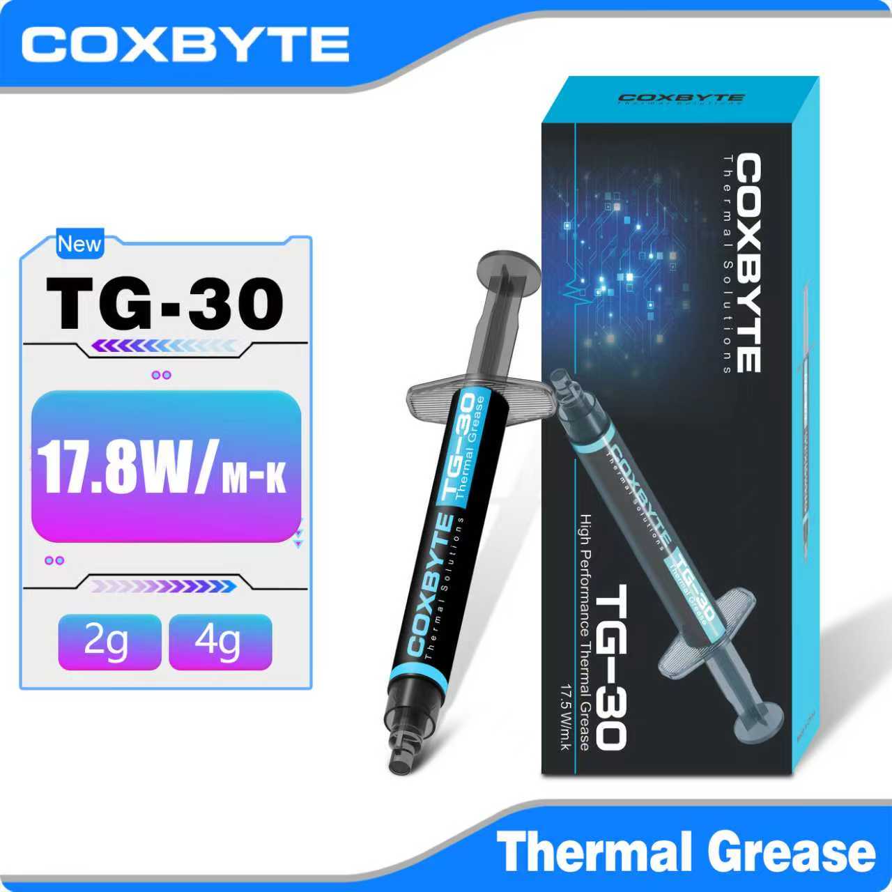 Thermal Paste - Coxbyte 17.5W/mk Thermal Paste TG-30 2g