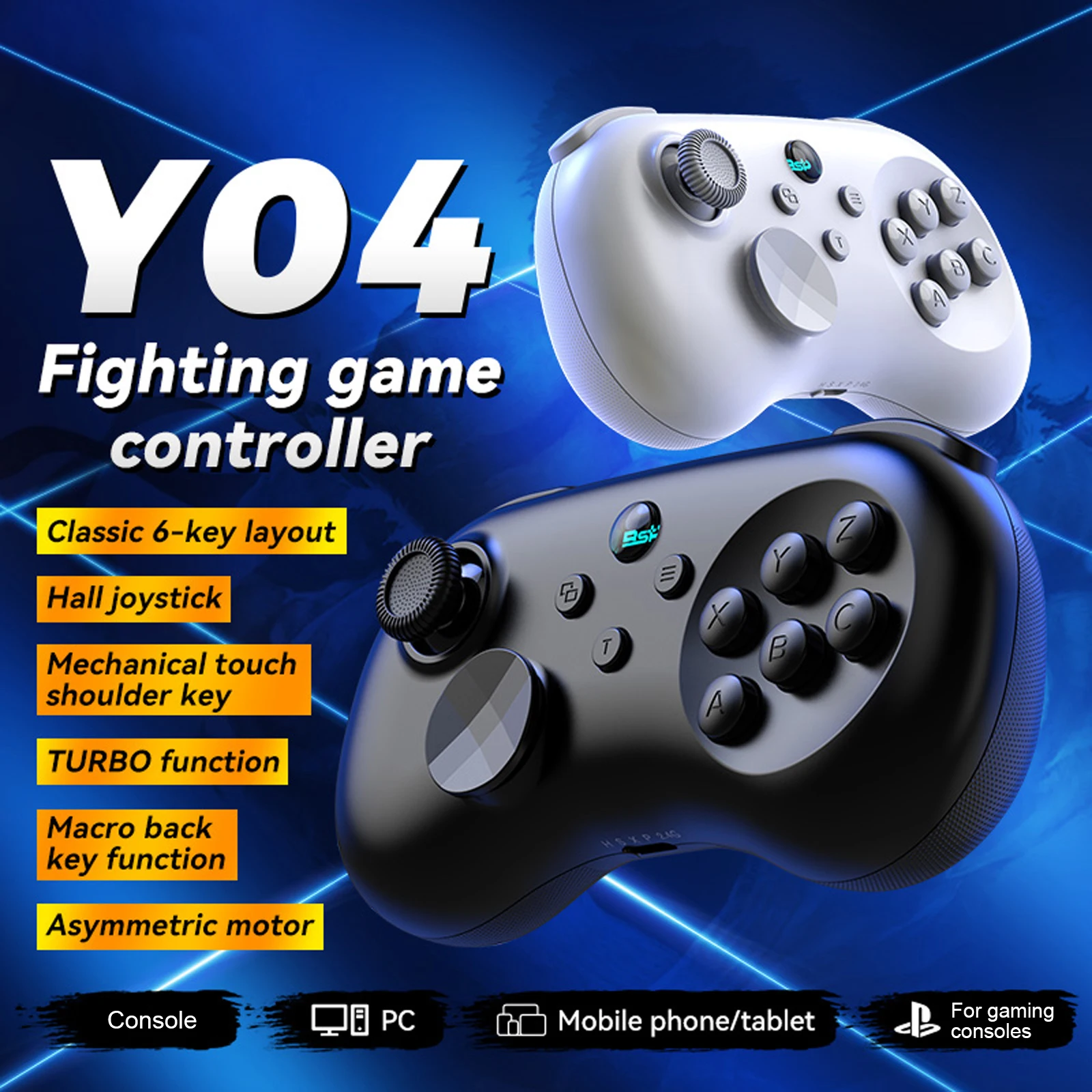 Pc Gaming On Mobile - Hall Effect Joystick Gaming Controller Y04