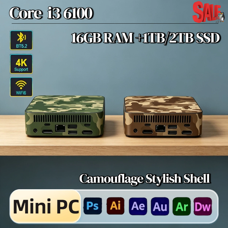 Pc Unit For Gaming - Intel Core i3 6100 Mini PC