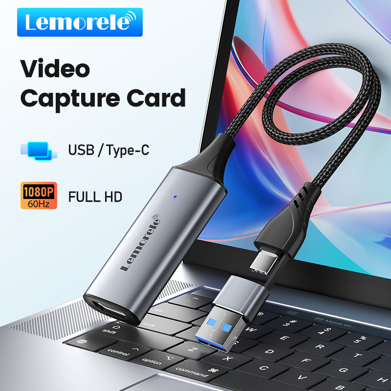 Capture Card Hdmi - Lemorele USB 2.0 Video Capture Card