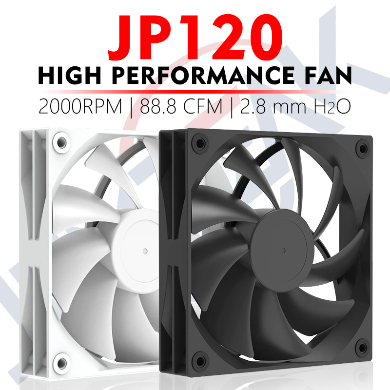 Pc Gaming Liquid - JUMPEAK JP120 120mm Fan 2000RPM High