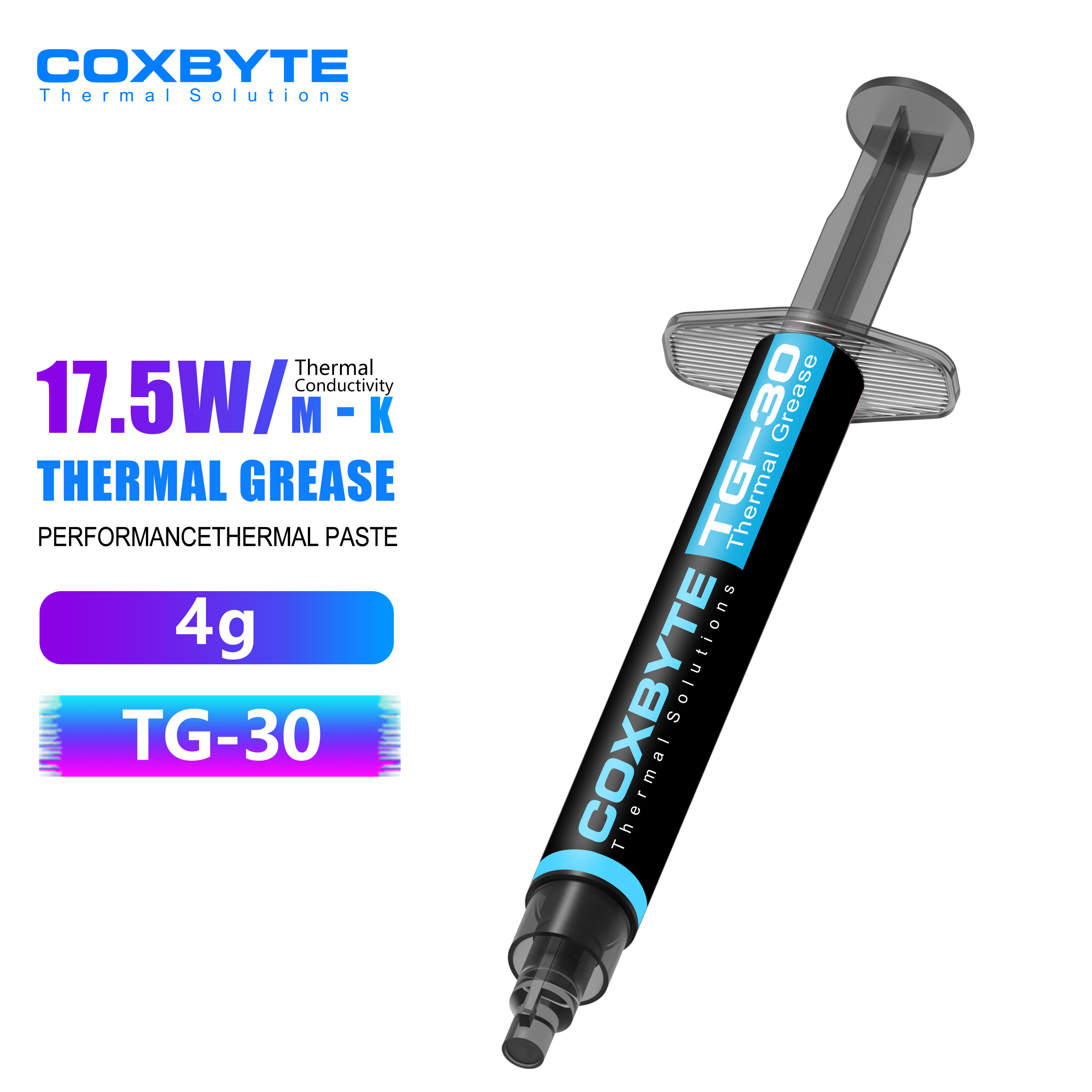 Thermal Paste - Coxbyte Thermal Grease TG-30 Syringe Heat
