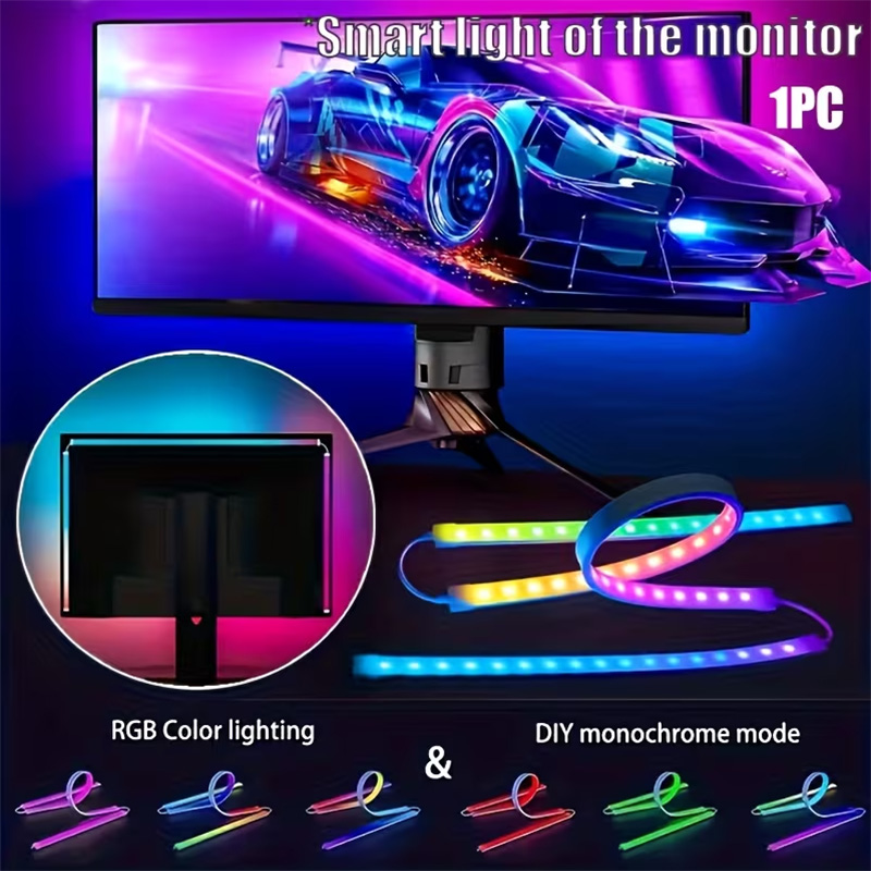 Rgb Light Strip - RGB Gaming Lights Strip Monitor Backlight