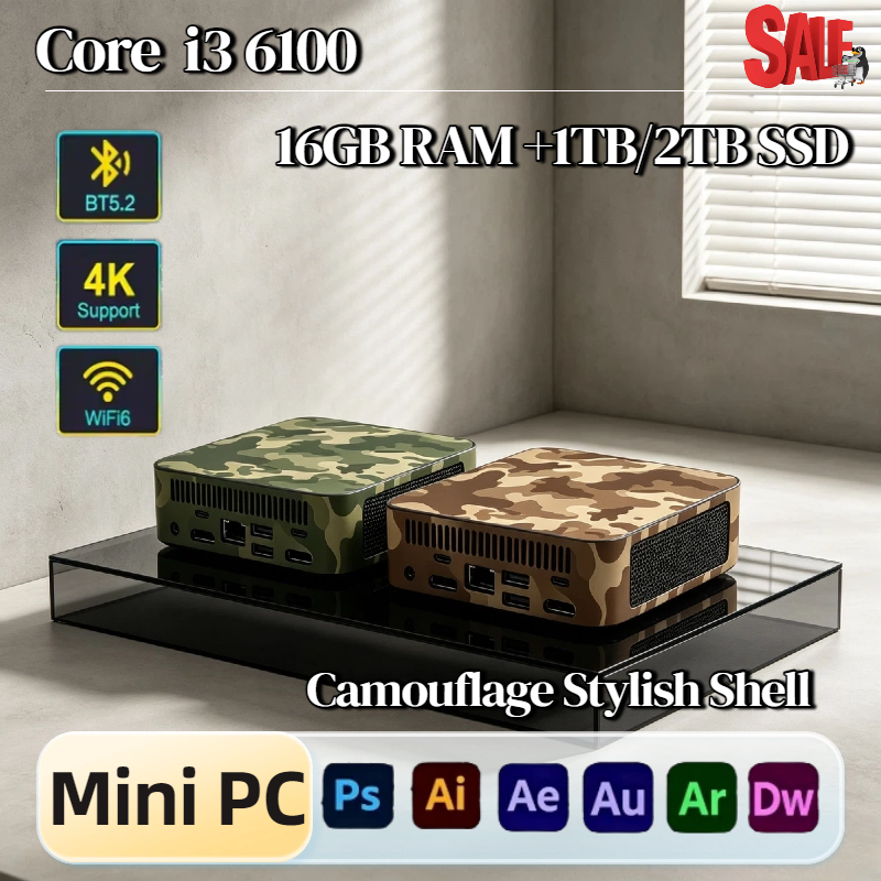 Pc Unit For Gaming - Intel Core i3 6100 Mini PC