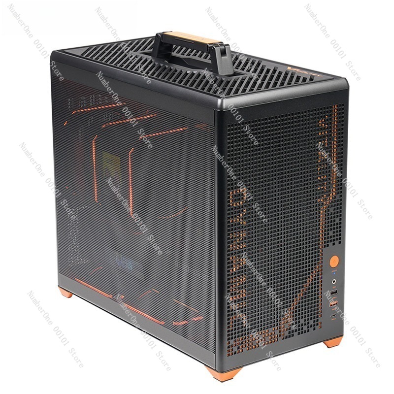 Pc Gaming Liquid - Portable Hand Carry MATX Mesh Gaming