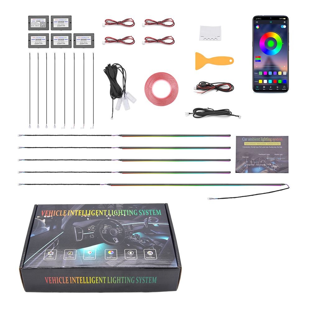 Rgb Light Strip - Hot Selling Car Ambient Light Kit