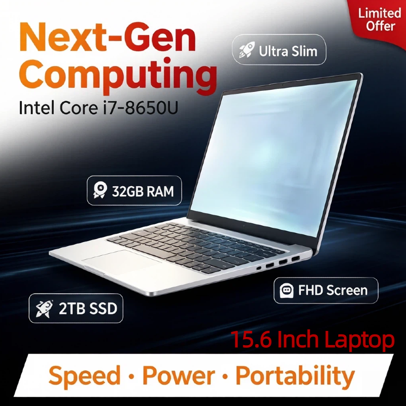 Pc Unit For Gaming - Intel i7 8650U 15.6 Inch Laptop