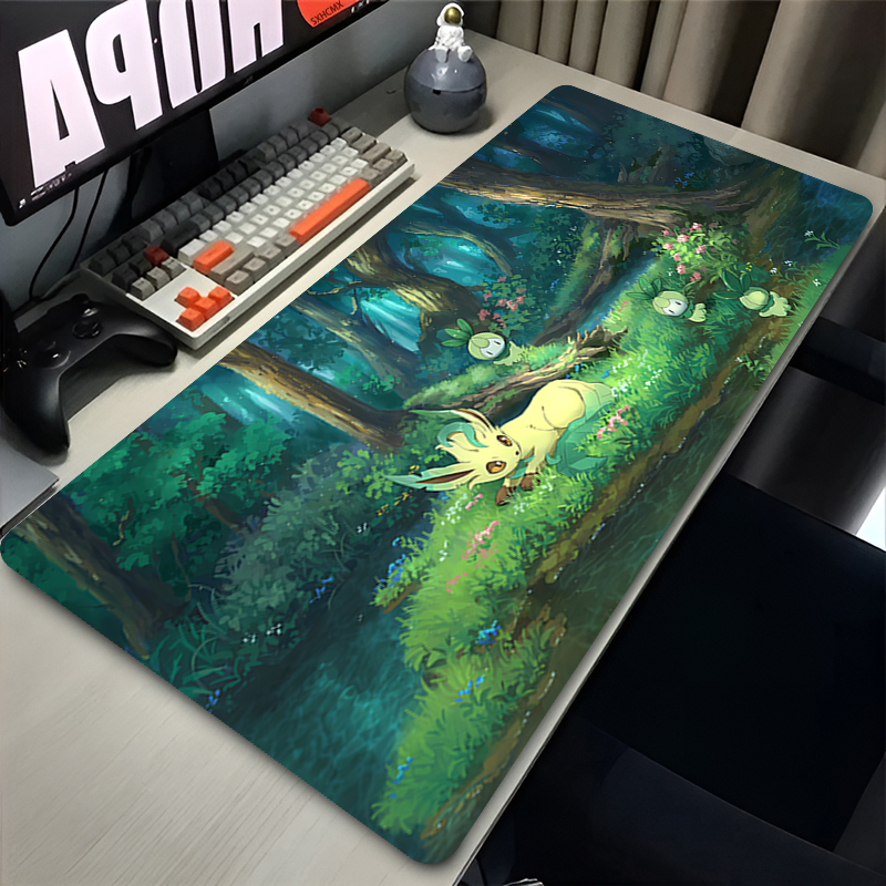 Pc Gaming Custom - Mouse Pad Gamer P-pokemon Leafeon Large