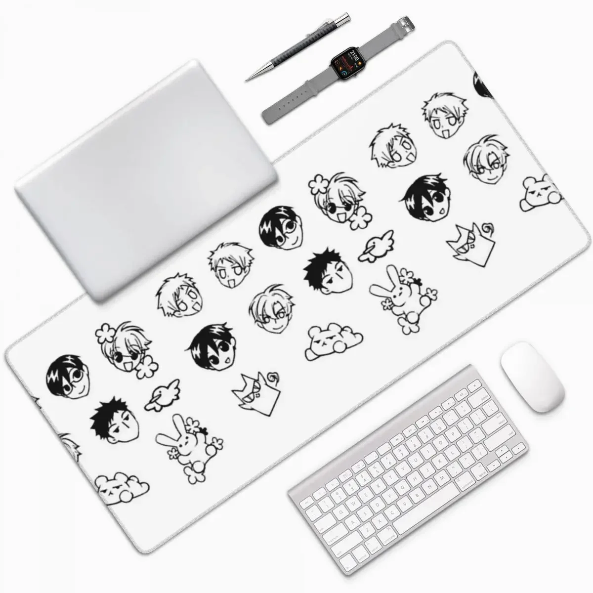 Pc Gaming Club - Ouran Host Club Doodles Large Mouse