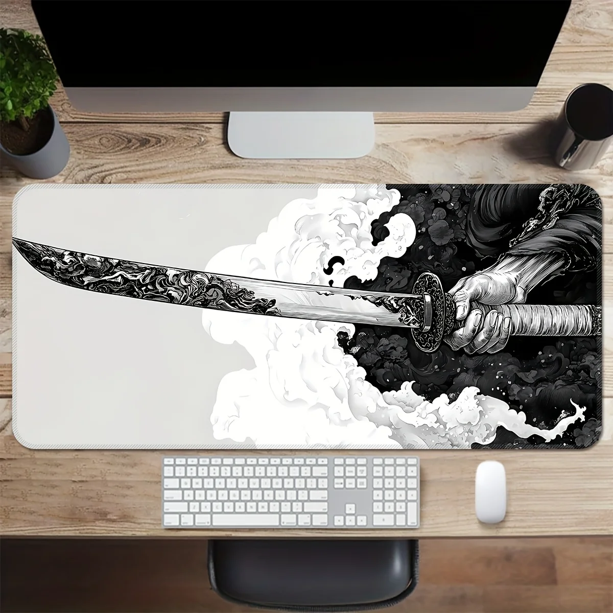 Pc Gaming White - Extra Large Gaming Mouse Pad with