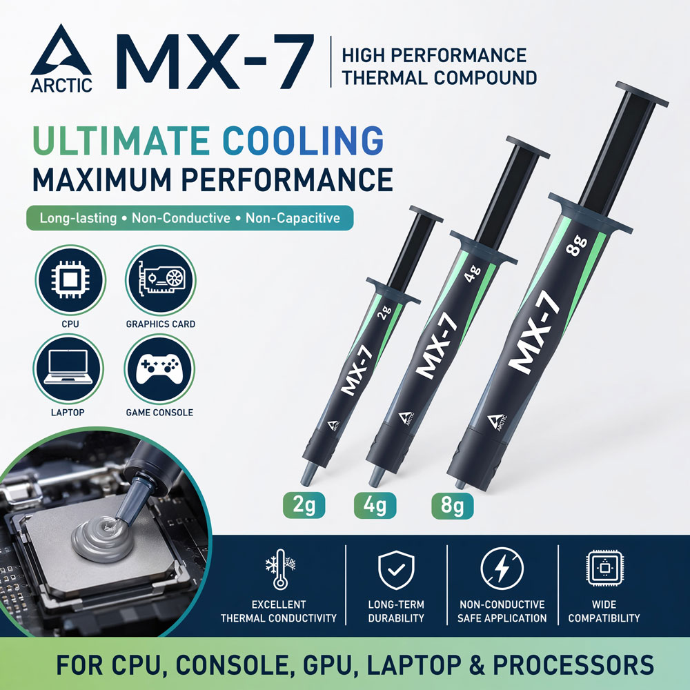 Thermal Paste - ARCTIC MX-7 4G 8G 2G Ultimate