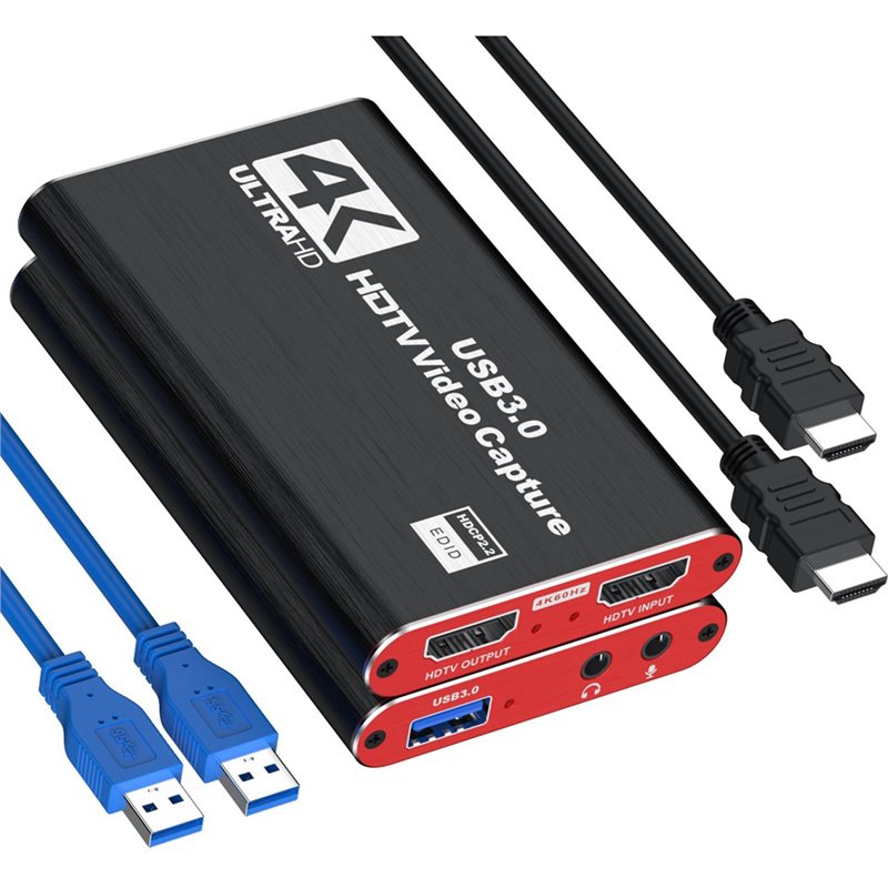 Capture Card Hdmi - AT82-Game For PC Recording 4K USB