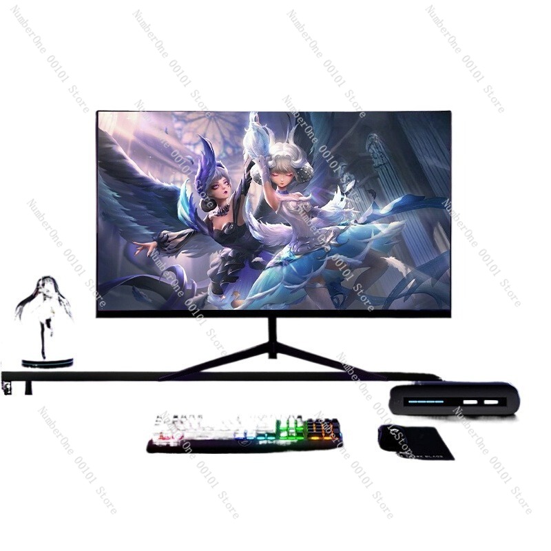 High Refresh Monitor - 24-Inch 2K 144Hz Borderless Curved Monitor,Ultra