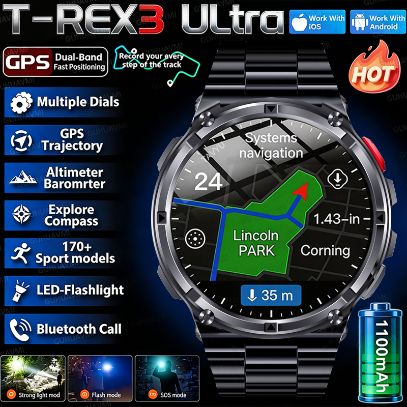 High Refresh Monitor - 2026 New T-Rex3 Pro 1100mAh Battery
