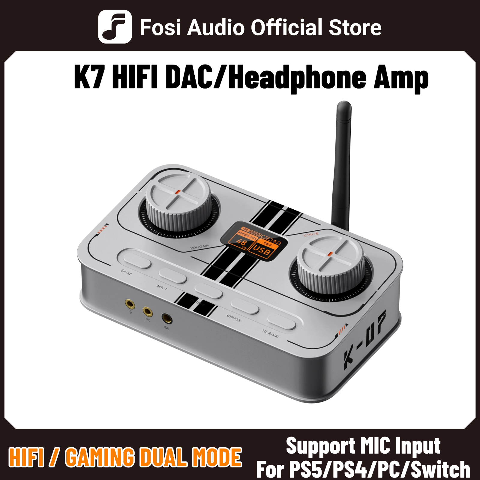 Pc Gaming White - Fosi Audio K7 White Gaming Headphone