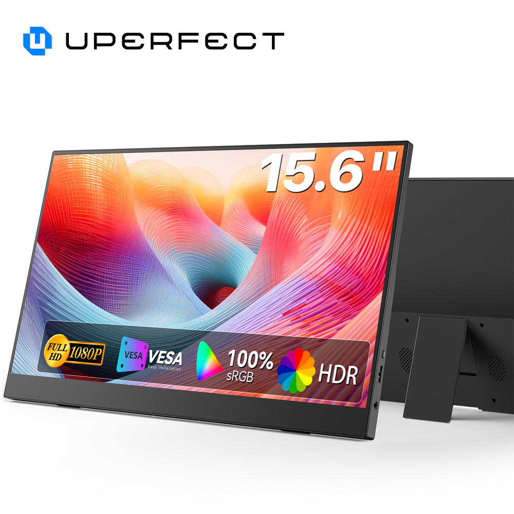 Pc Gaming Y Monitor - UPERFECT 15.6'' 60Hz 1920*1080 Portable Monitor