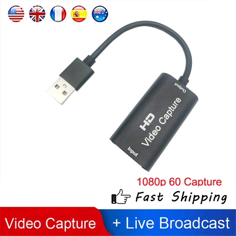 Capture Card Hdmi - Mini HD 1080P HDMI-Compatible To USB