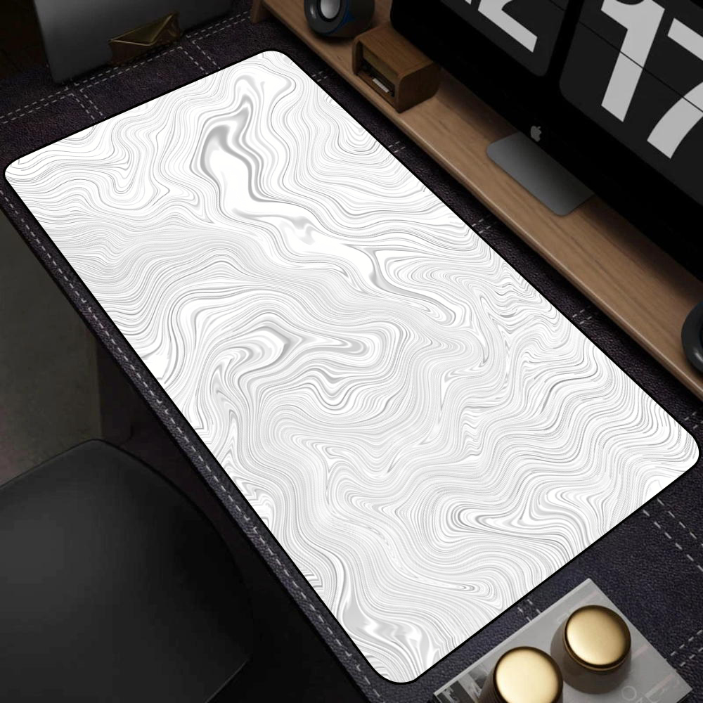 Pc Gaming Liquid - Large Black and White Art Mouse