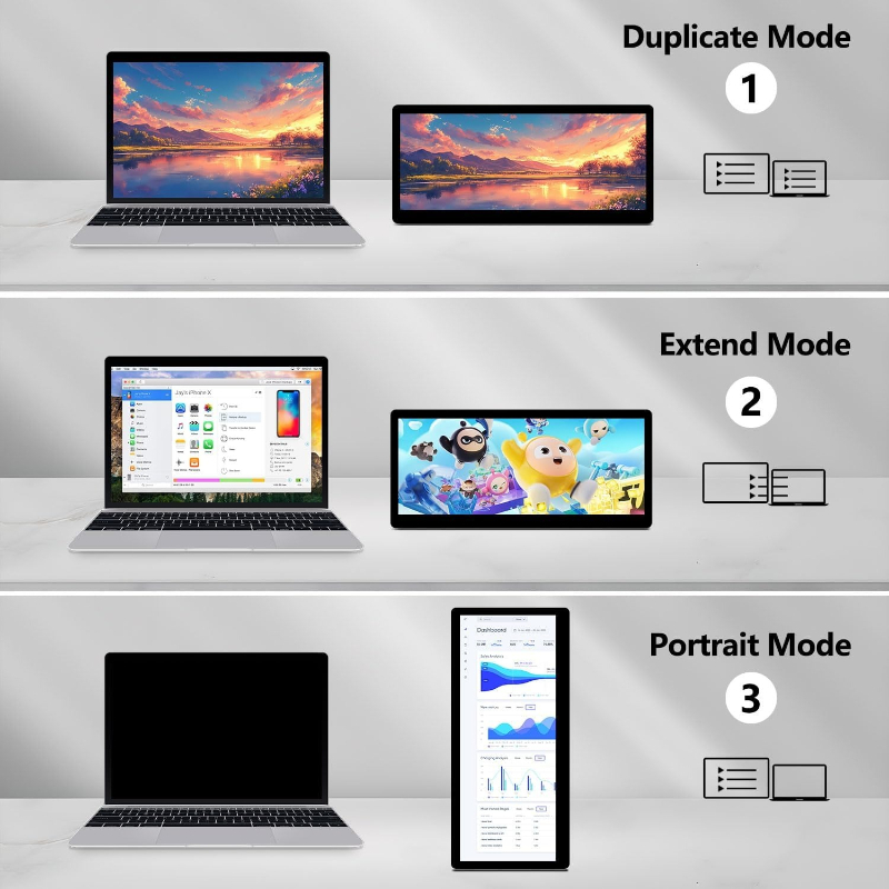 10.3inch Small Touchscreen Mon - Pc Gaming On Mobile ulasan dan harga