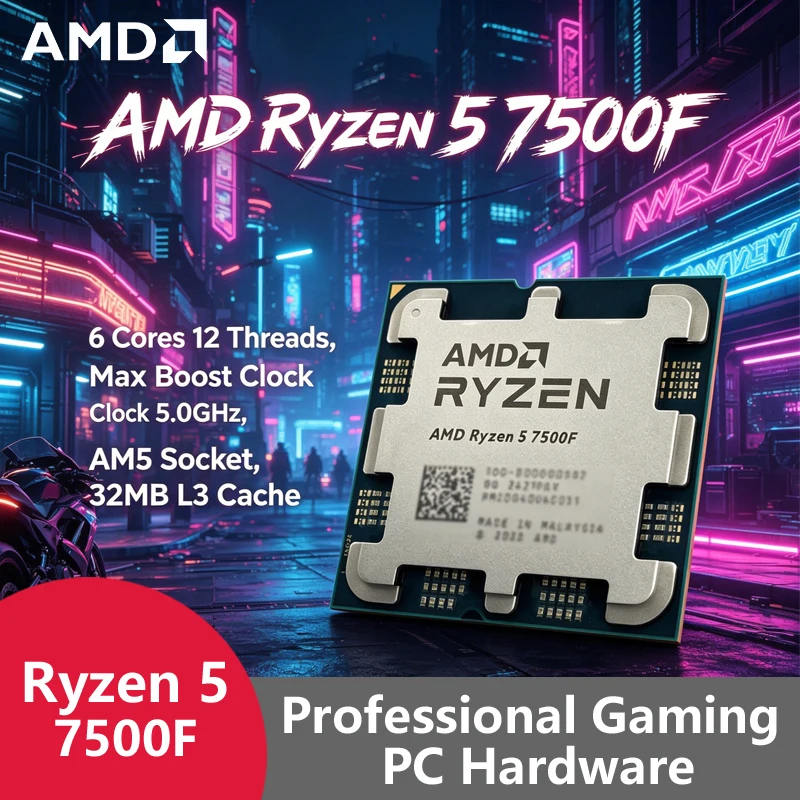 AMD Ryzen 5 7500F AM5 5nm Gami - Pc Gaming Custom ulasan dan harga