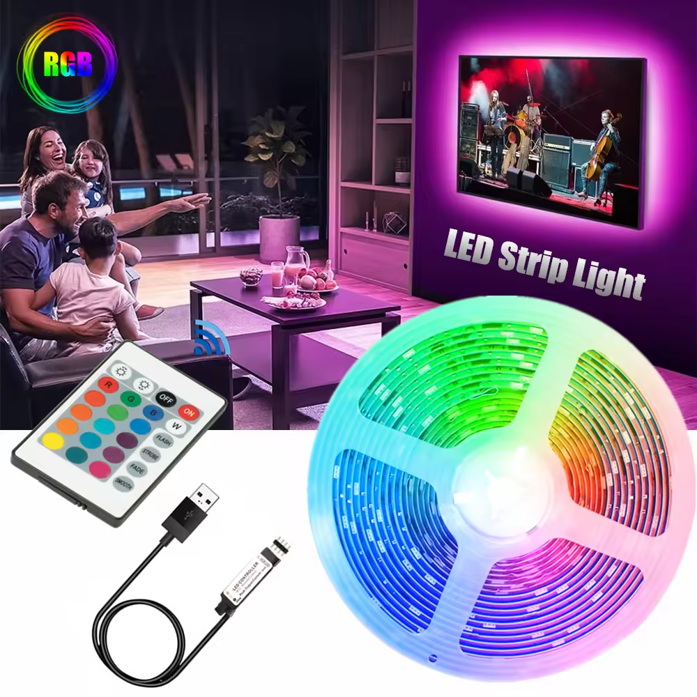 STTL 3M 90LEDs SMD 5050 TV Str - Rgb Light Strip ulasan dan harga