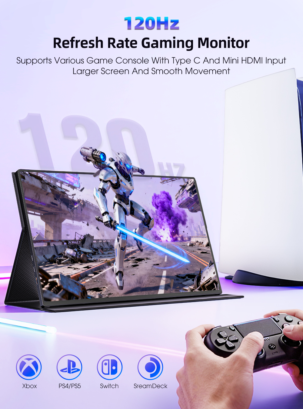 UPERFECT QLED 2.5K Portable Mo - Pc Gaming Y Monitor ulasan dan harga