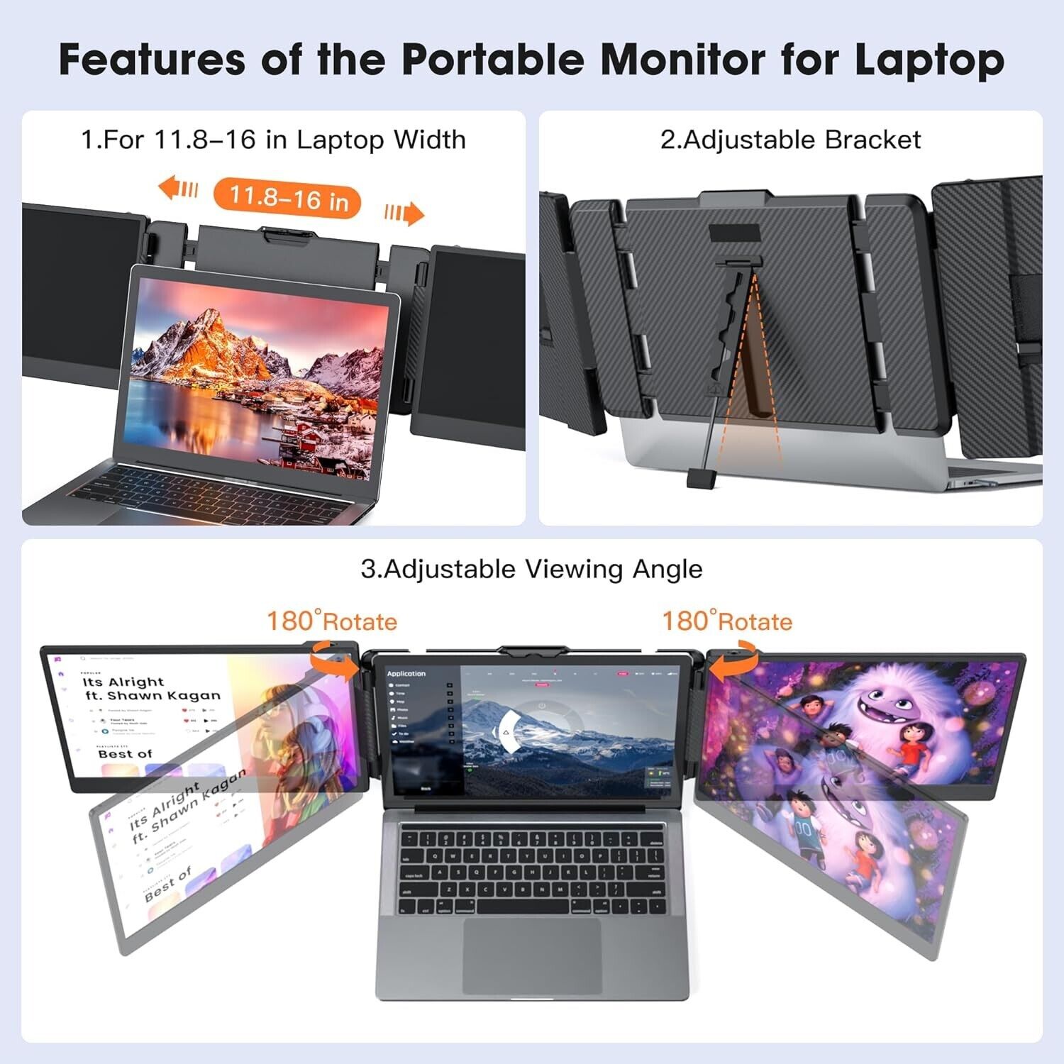 OFFIYA 14 Inch IPS 1080P FHD D - High Refresh Monitor ulasan dan harga