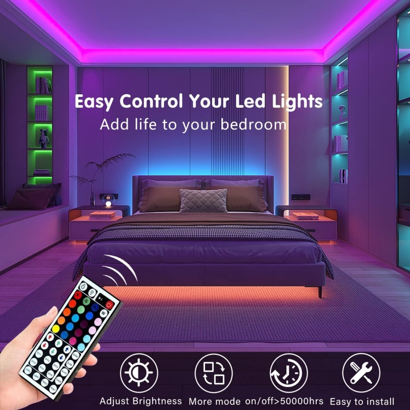 DC 5V USB LED Strip Lights APP - Rgb Light Strip ulasan dan harga