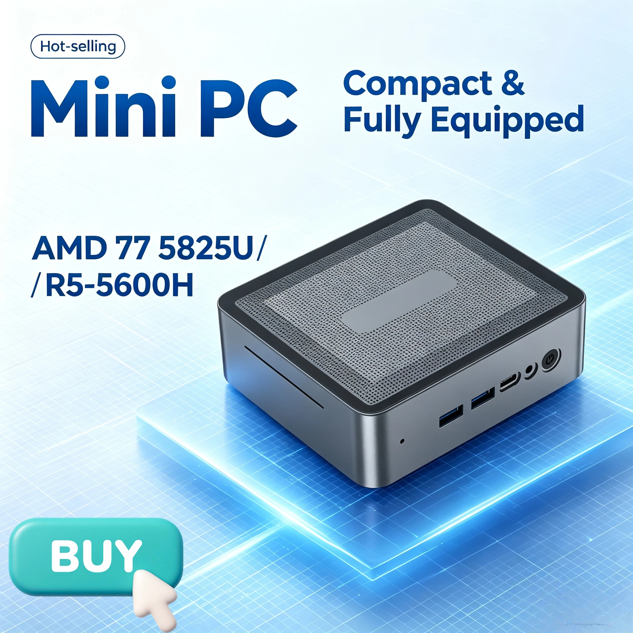 NEW Ryzen7 5825U Ryzen5 5600H  - Pc Unit For Gaming ulasan dan harga
