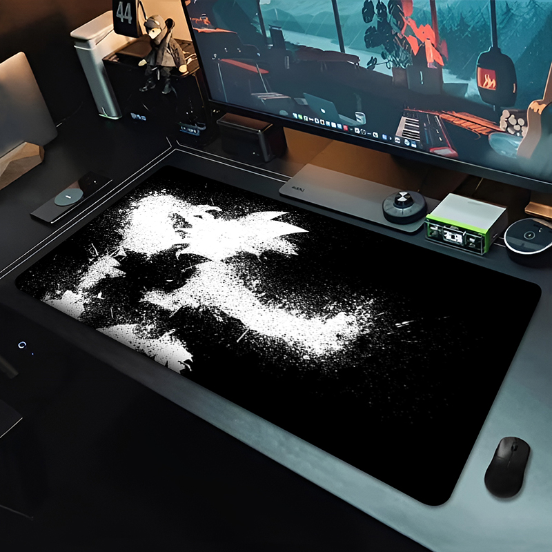 DBZ Black Anime Mouse Pad Drag - Pc Gaming Setup ulasan dan harga