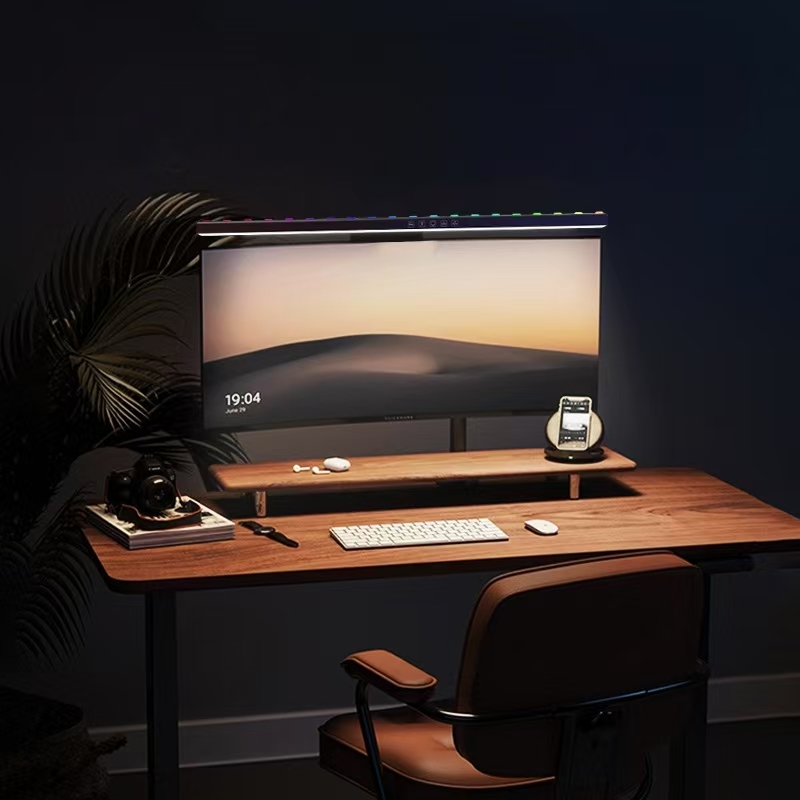 LED Monitor Light Hanging Desk - Pc Gaming Setup ulasan dan harga
