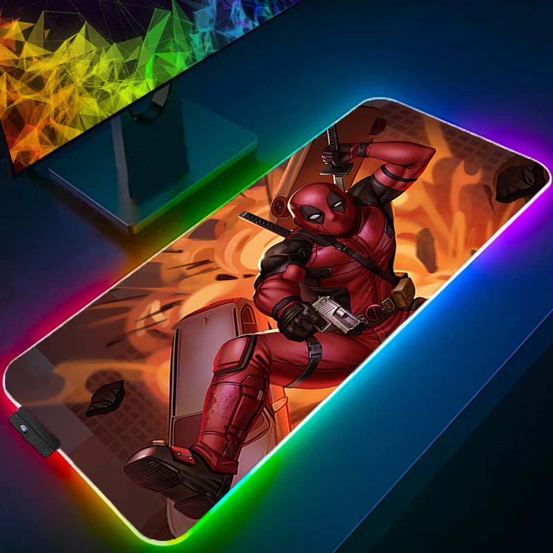LED Mouse Pad Gaming Backlight - Pc Gaming Setup ulasan dan harga