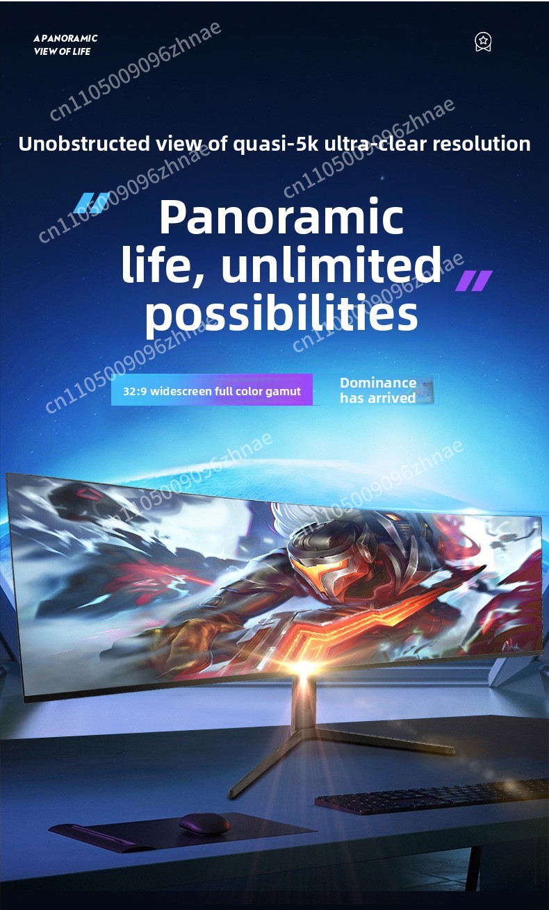 49 Inch Ultrawide Curved Monit - High Refresh Monitor ulasan dan harga