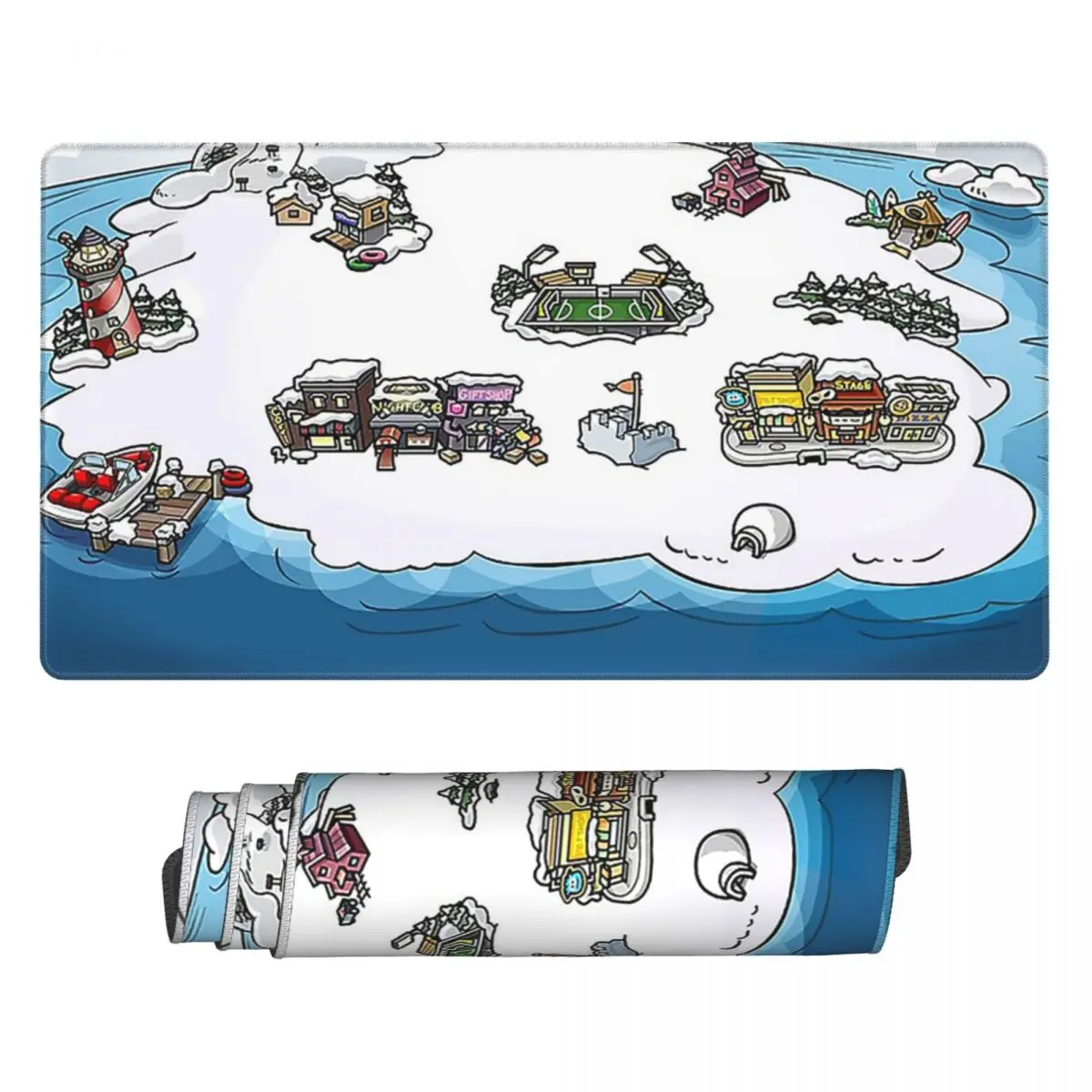 Large Mouse Pad Club Penguin M - Pc Gaming Club ulasan dan harga