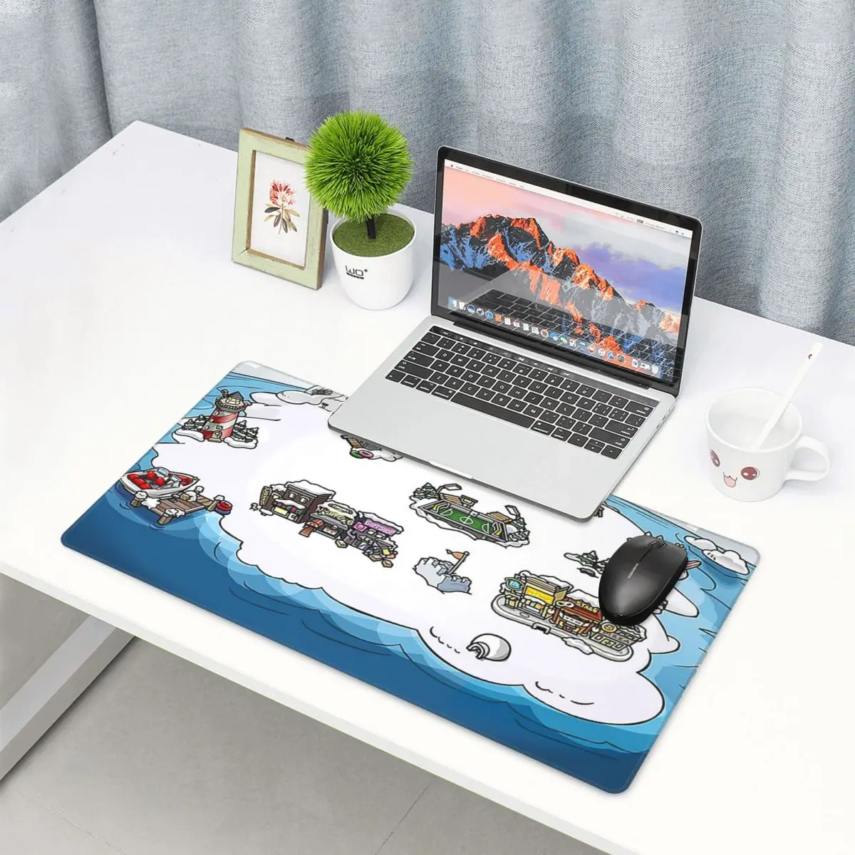 Large Mouse Pad Club Penguin M - Pc Gaming Club ulasan dan harga