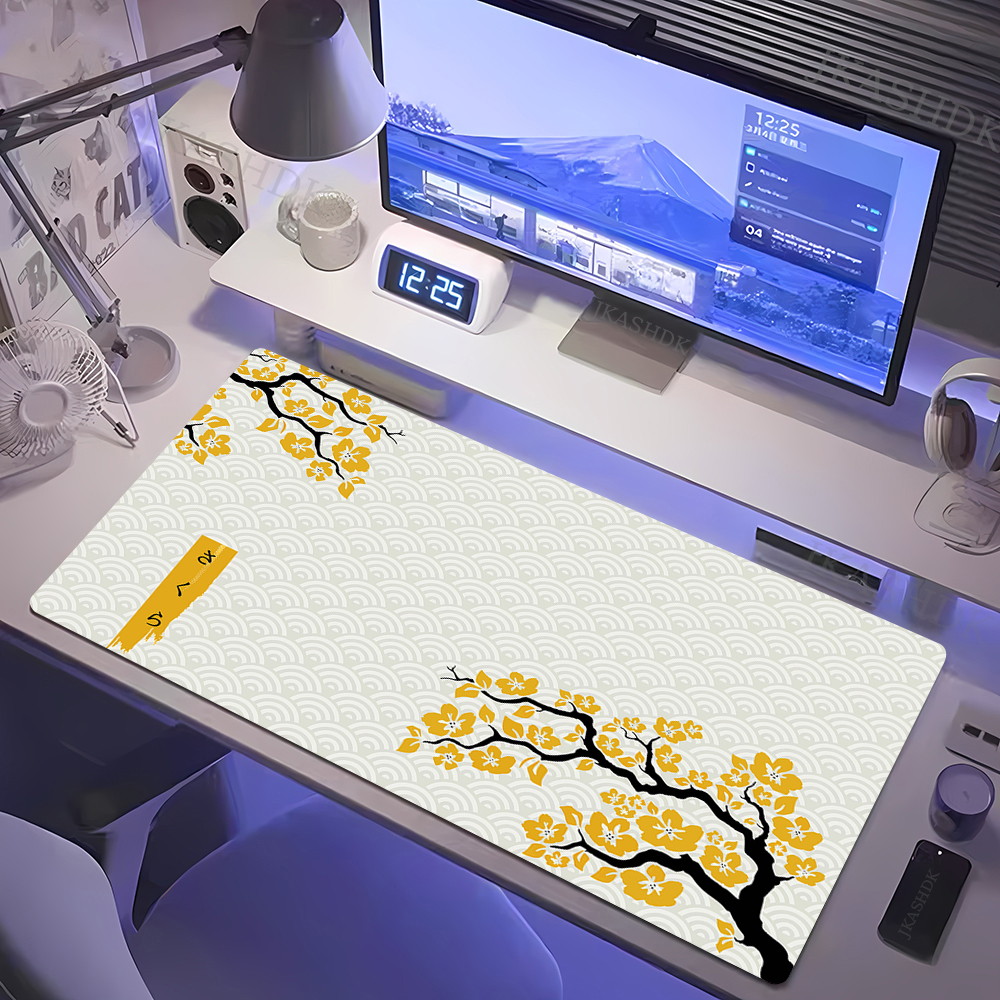 Large Gaming Mousepads Sakura  - Pc Gaming White ulasan dan harga