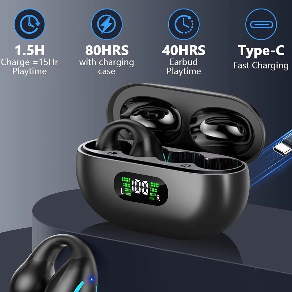 New Bluetooth Clip-on Earbuds, - Pc Gaming On Mobile ulasan dan harga