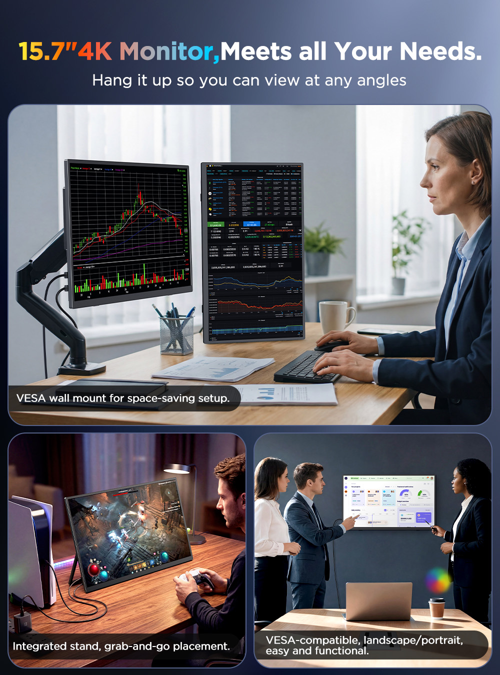 UPERFECT UColor J1 4K Touch Sc - Pc Gaming Y Monitor ulasan dan harga