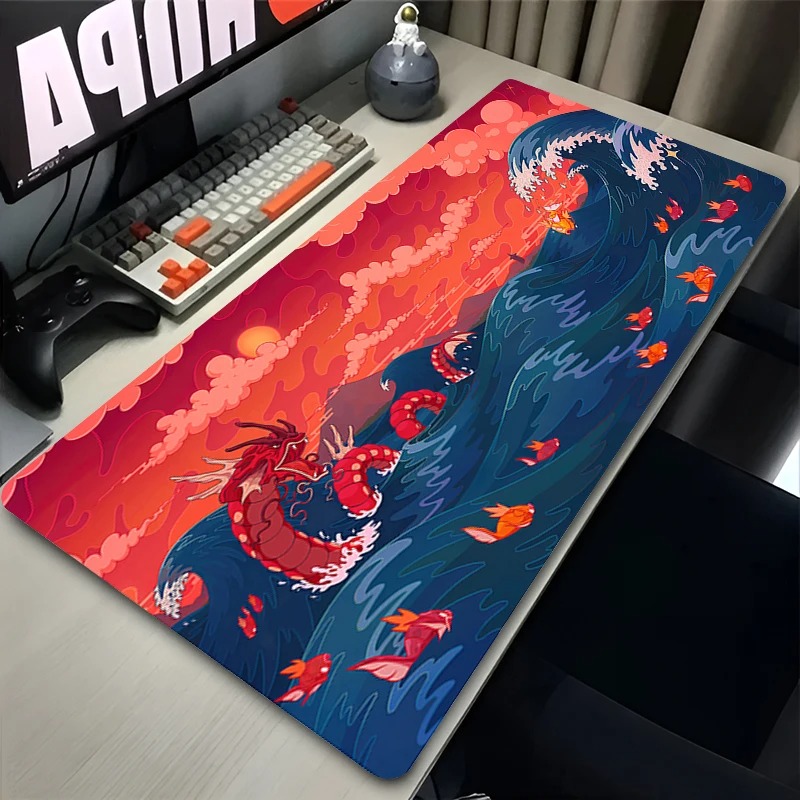 Huge Waves Japan Anime Mouse P - Pc Gaming Custom ulasan dan harga