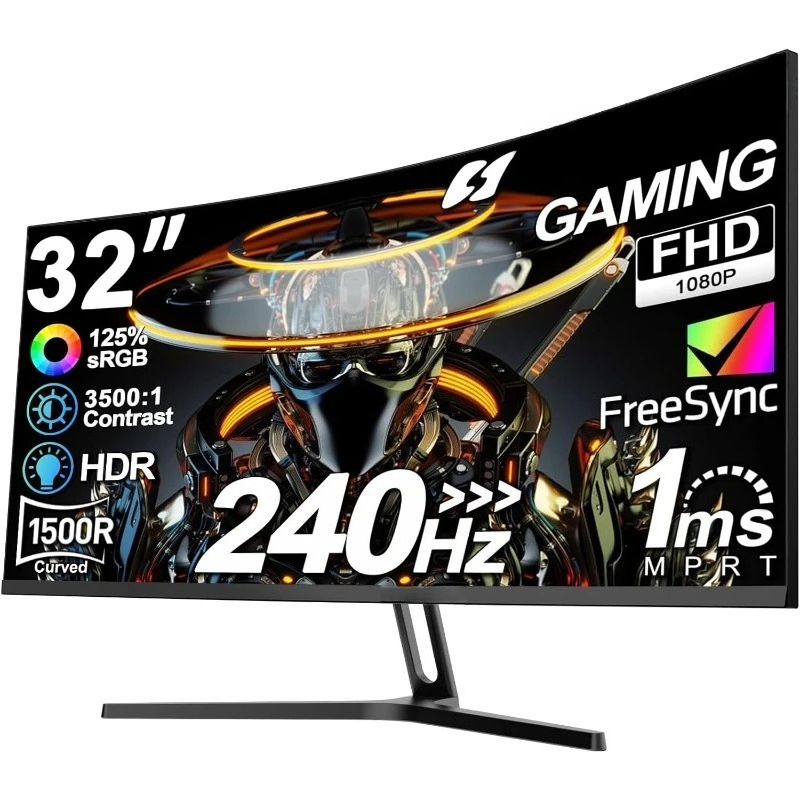 32 Inch Curved 240Hz Gaming Mo - High Refresh Monitor ulasan dan harga