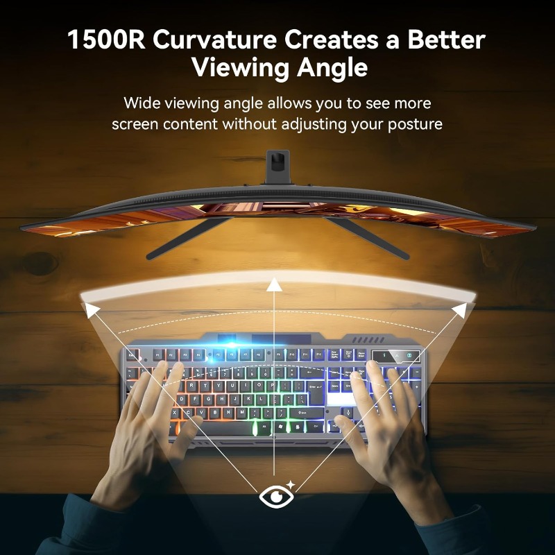 32 Inch Curved 240Hz Gaming Mo - High Refresh Monitor ulasan dan harga