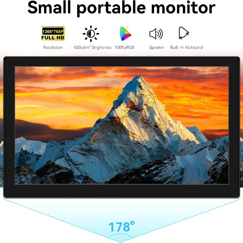 Small Touchscreen Monitor 10.1 - Pc Gaming On Mobile ulasan dan harga
