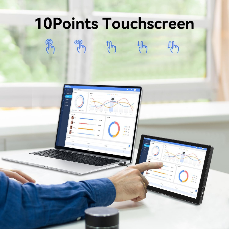 Small Touchscreen Monitor 10.1 - Pc Gaming On Mobile ulasan dan harga
