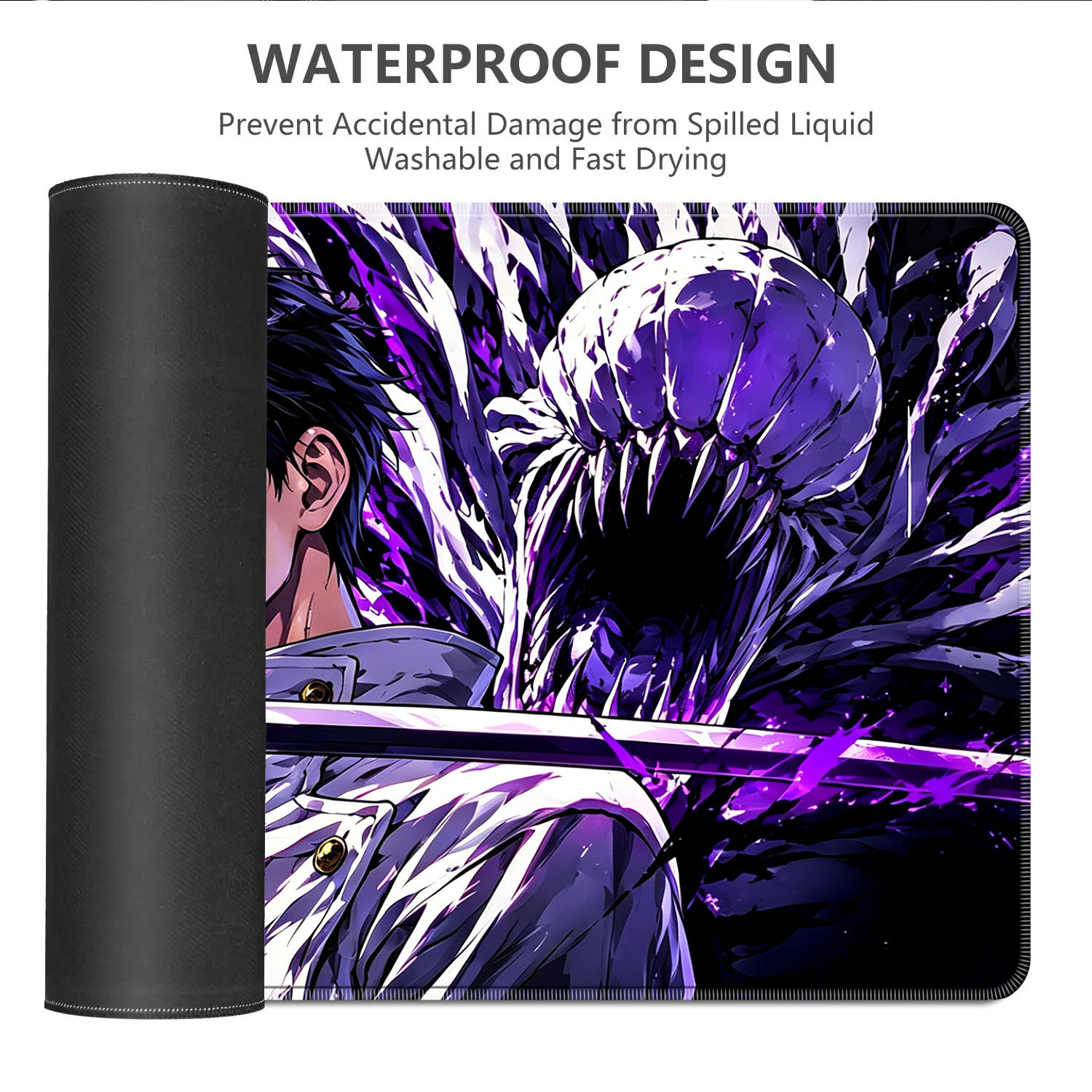HD Anime Purple Mouse Pads Yut - Pc Gaming Custom ulasan dan harga