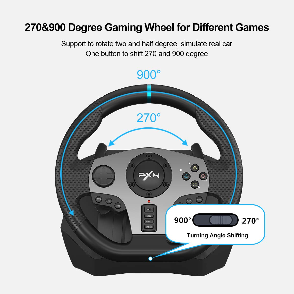 PXN V9 Volante PC Steering Whe - Pc Gaming Xgear ulasan dan harga