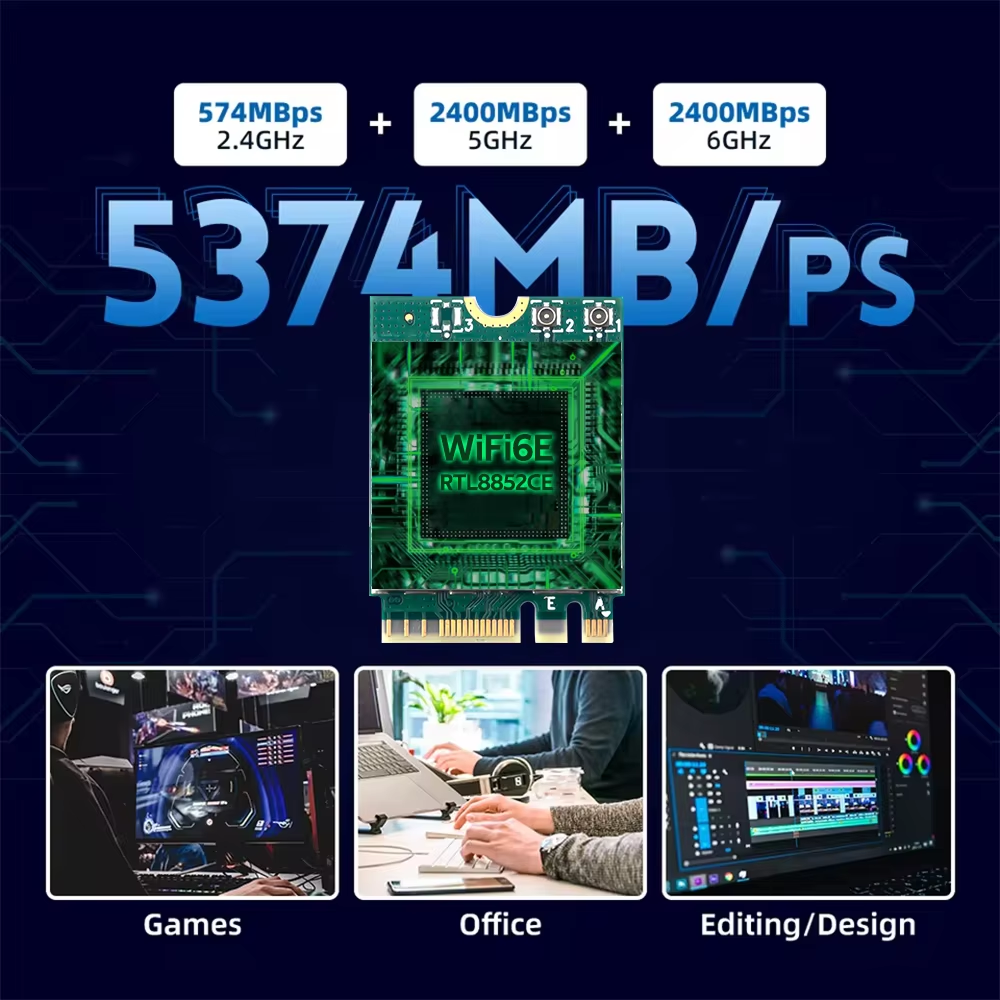 WiFi 6E Adapter RTL8852CE 5374 - Pc Gaming On Sale ulasan dan harga