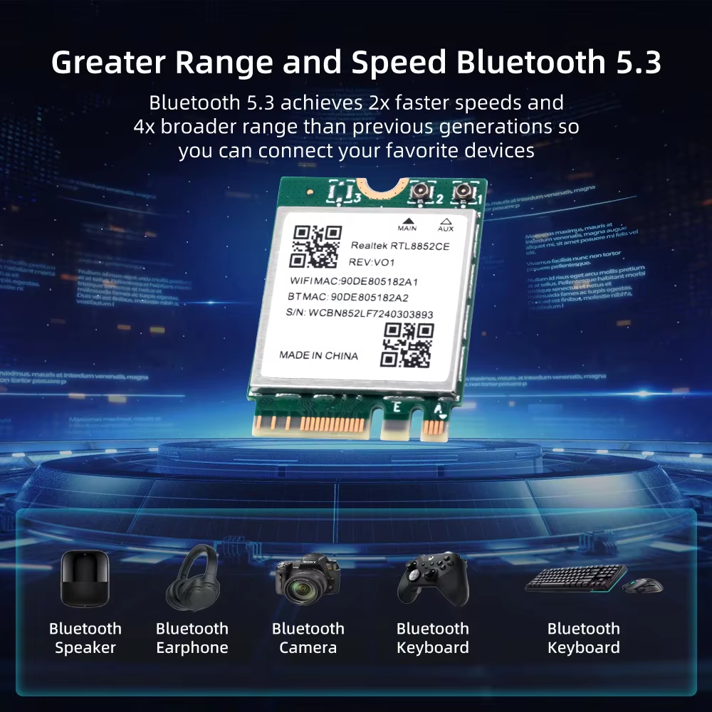WiFi 6E Adapter RTL8852CE 5374 - Pc Gaming On Sale ulasan dan harga