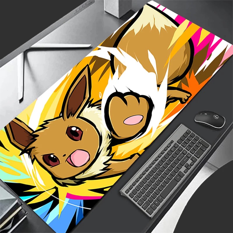 P-Pokemon Eevee Anime Gaming M - Pc Gaming Custom ulasan dan harga